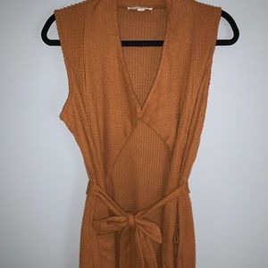 Burnt Orange Sleeveless Tunic